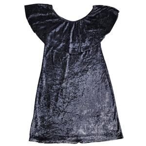 Black Velvlet Dress Women's Size M Whimsigoth Dark Fairy Vampcore Romantic